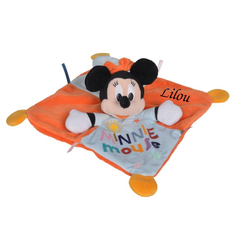  minnie mouse comforter indigo dreams orange blue 25 cm 
